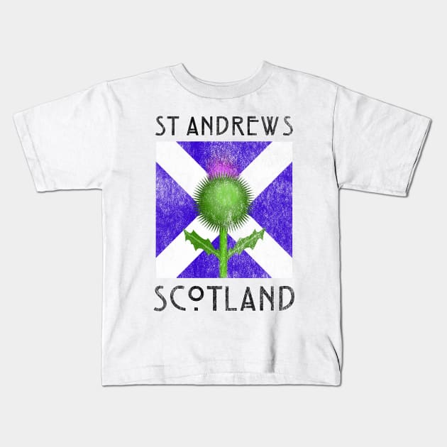 St Andrews Scotland Kids T-Shirt by Anv2